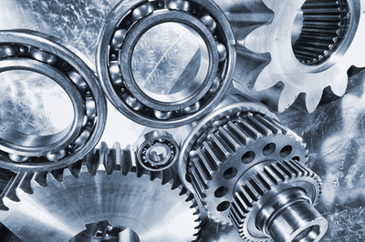 齒輪與球軸承在古董色調藝術中的鏈輪意象